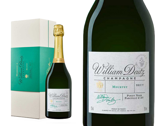 Champagne Deutz blanc de noirs brut cuvée hommage à William Deutz parcelle d'Ay Meurtet 2015