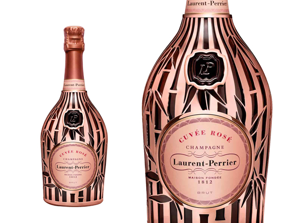 Champagne Laurent-Perrier Cuvée Rosé Robe Bambou Édition Limitée