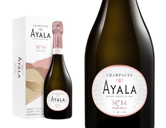 Champagne Ayala Cuvée N°14 rosé 2014 sous étui