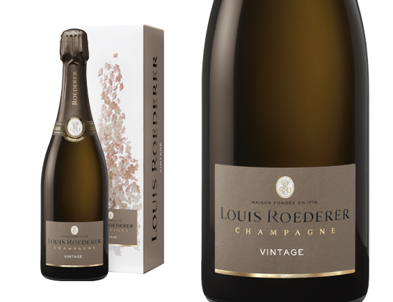 Champagne Louis Roederer brut millésime 2015 sous étui 