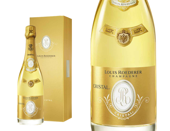 Champagne Louis Roederer Cristal 2015 sous coffret