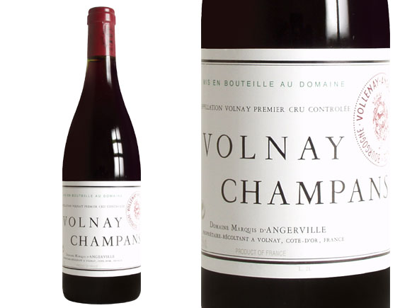DOMAINE MARQUIS D'ANGERVILLE VOLNAY 1er cru CHAMPANS rouge 2004