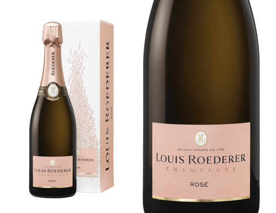 Champagne Louis Roederer Brut rosé millésimé 2017 sous étui