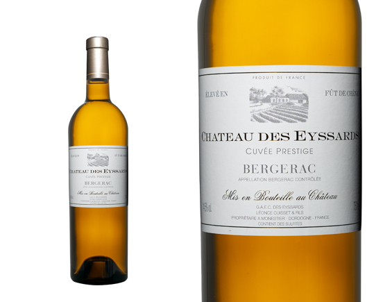Château des Eyssards Bergerac cuvée Prestige blanc 2022