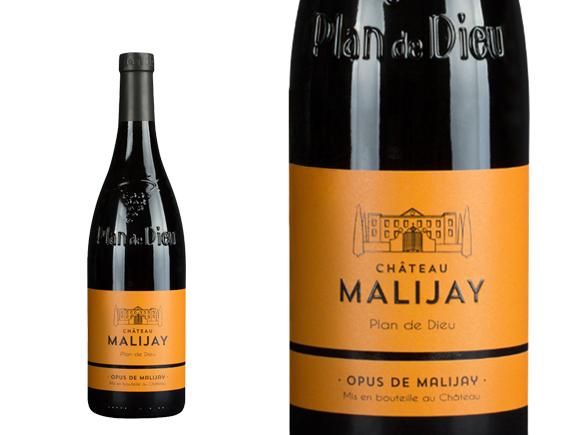 Château Malijay Côtes du Rhone Village Plan de Dieu Opus rouge 2022