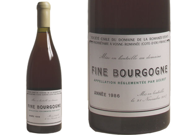 Romanée Conti Fine Bourgogne 1986