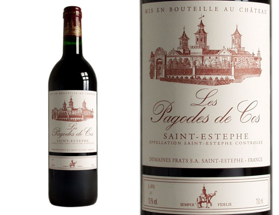 LES PAGODES DE COS 2007 rouge, Second vin du Château Cos d'Estournel