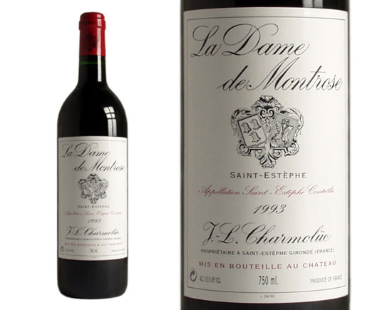 LA DAME DE MONTROSE rouge 1993, Second vin du Château Montrose