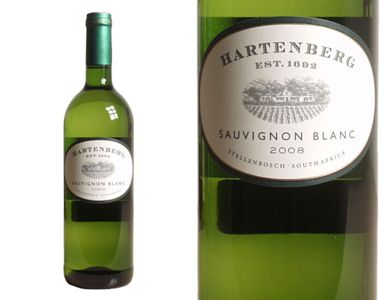 Vin d'Afrique du Sud Hartenberg sauvignon blanc 2008