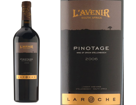 Vin d'Afrique du Sud Laroche By L'Avenir Pinotage rouge 2009